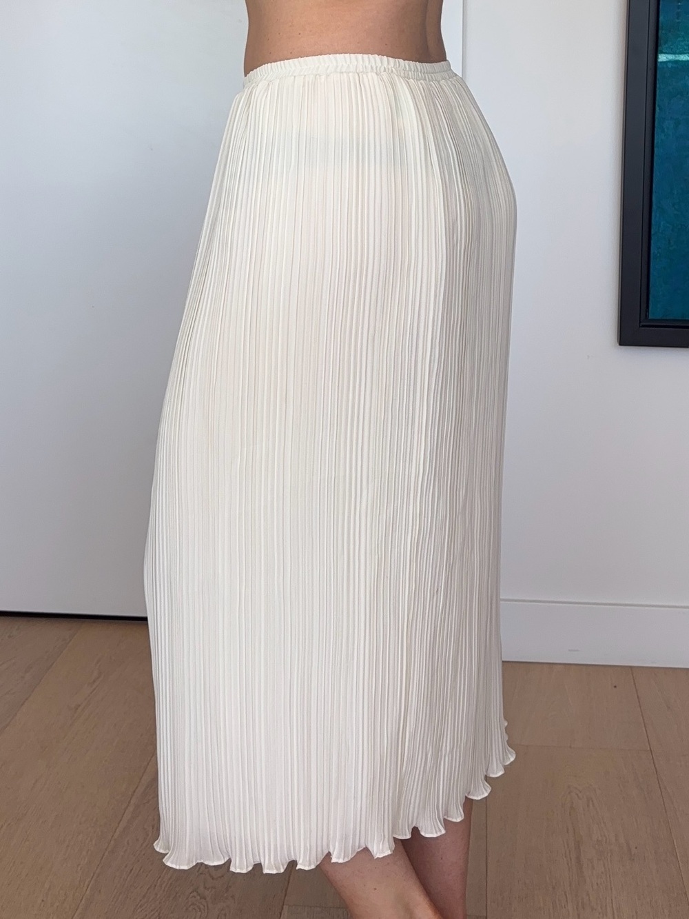 Vintage 80s Pleated Skirt - Picture 2 of 7